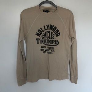 Lucky Brand waffle graphic tee